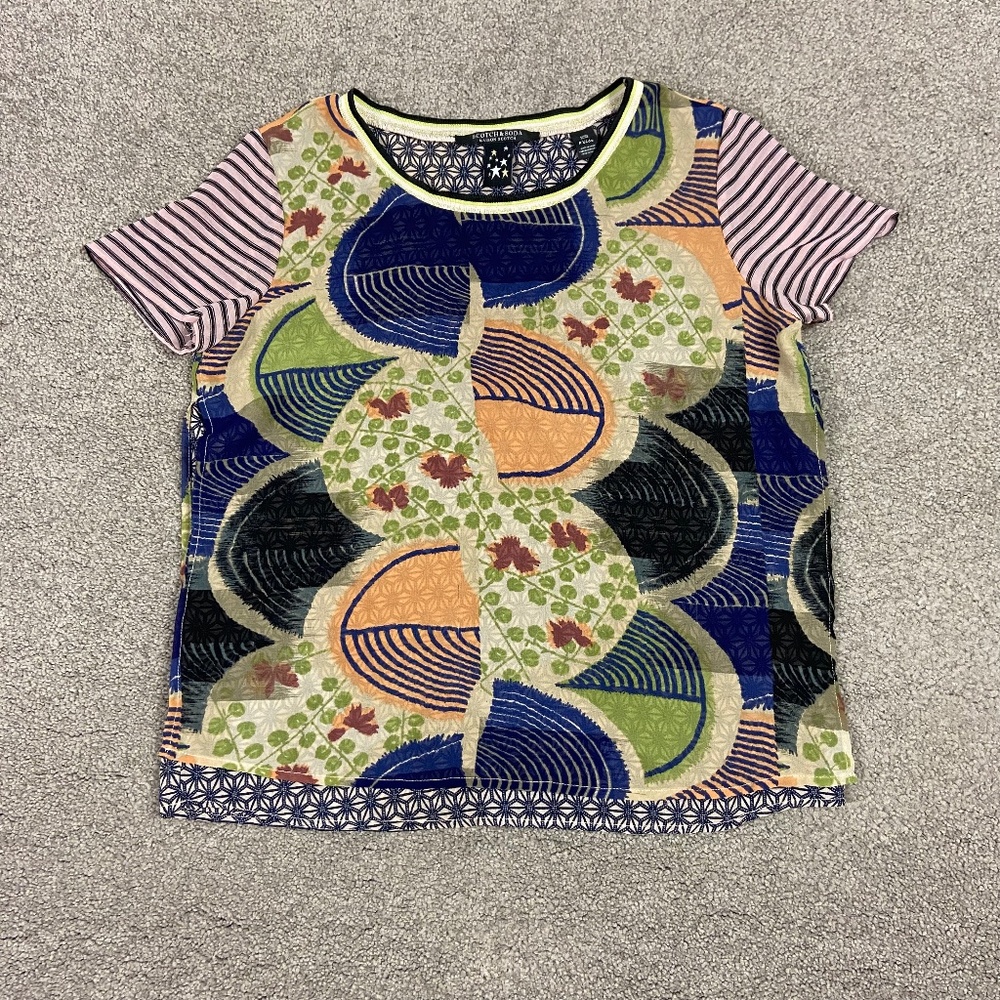 Scotch & Soda Maison Scotch blouse short sleeve